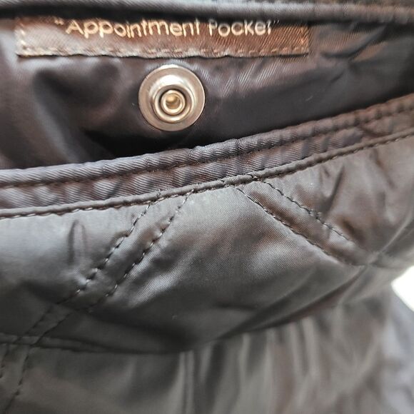 Ermenegildo Zegna Men's Large Trench Coat Black Nylon Jacket Long Blazer - Picture 11 of 16